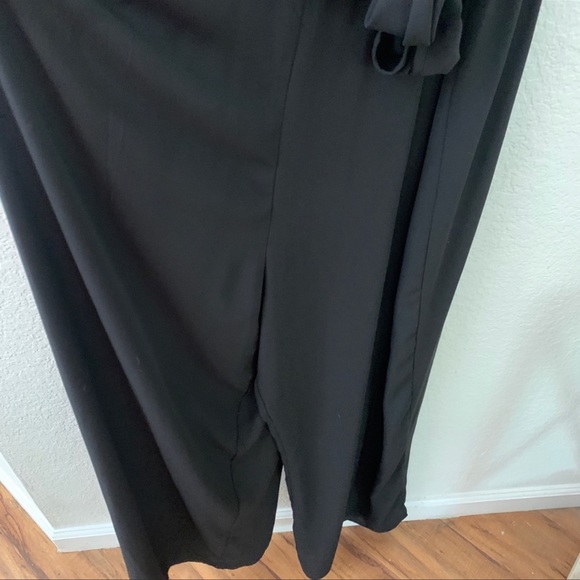 City Chic Black Front Tie Jumpsuit size 22 - Picture 10 of 10